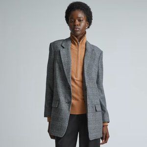 Madewell Dorset Oversized Glen Plaid Blazer